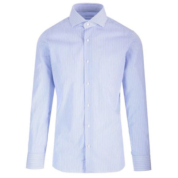 Barba Men Striped Shirt